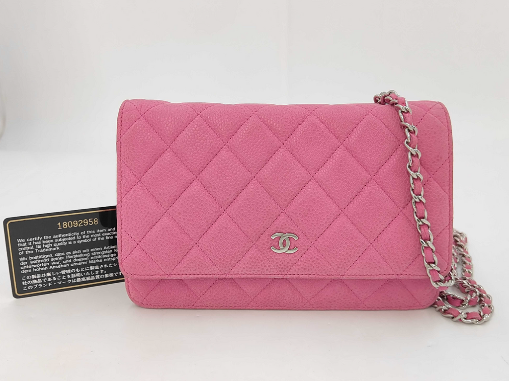 Chanel Wallet On Chain Caviar Pink