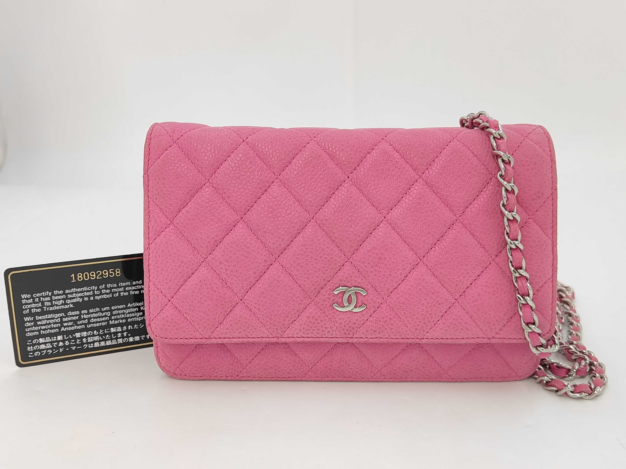 Chanel Wallet On Chain Caviar Pink