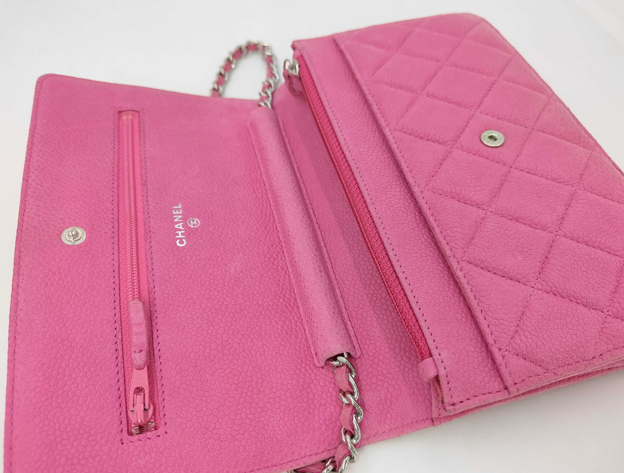 Chanel Wallet On Chain Caviar Pink