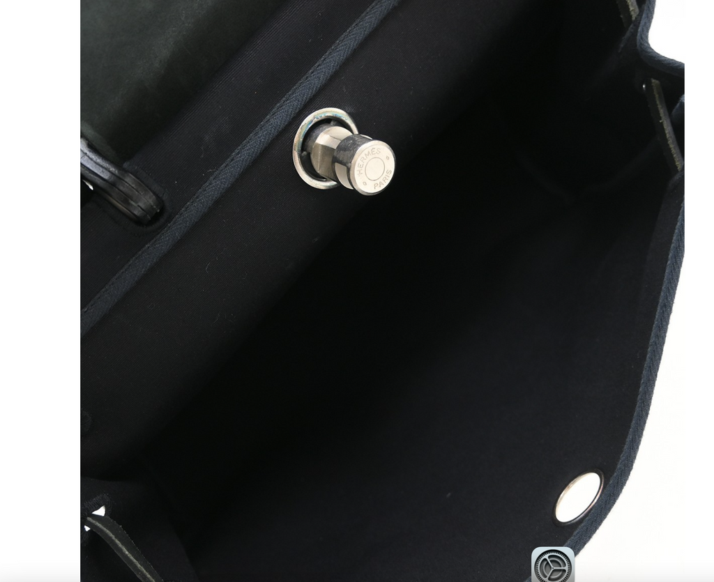 Hermès Herbag 39 Cabas Black