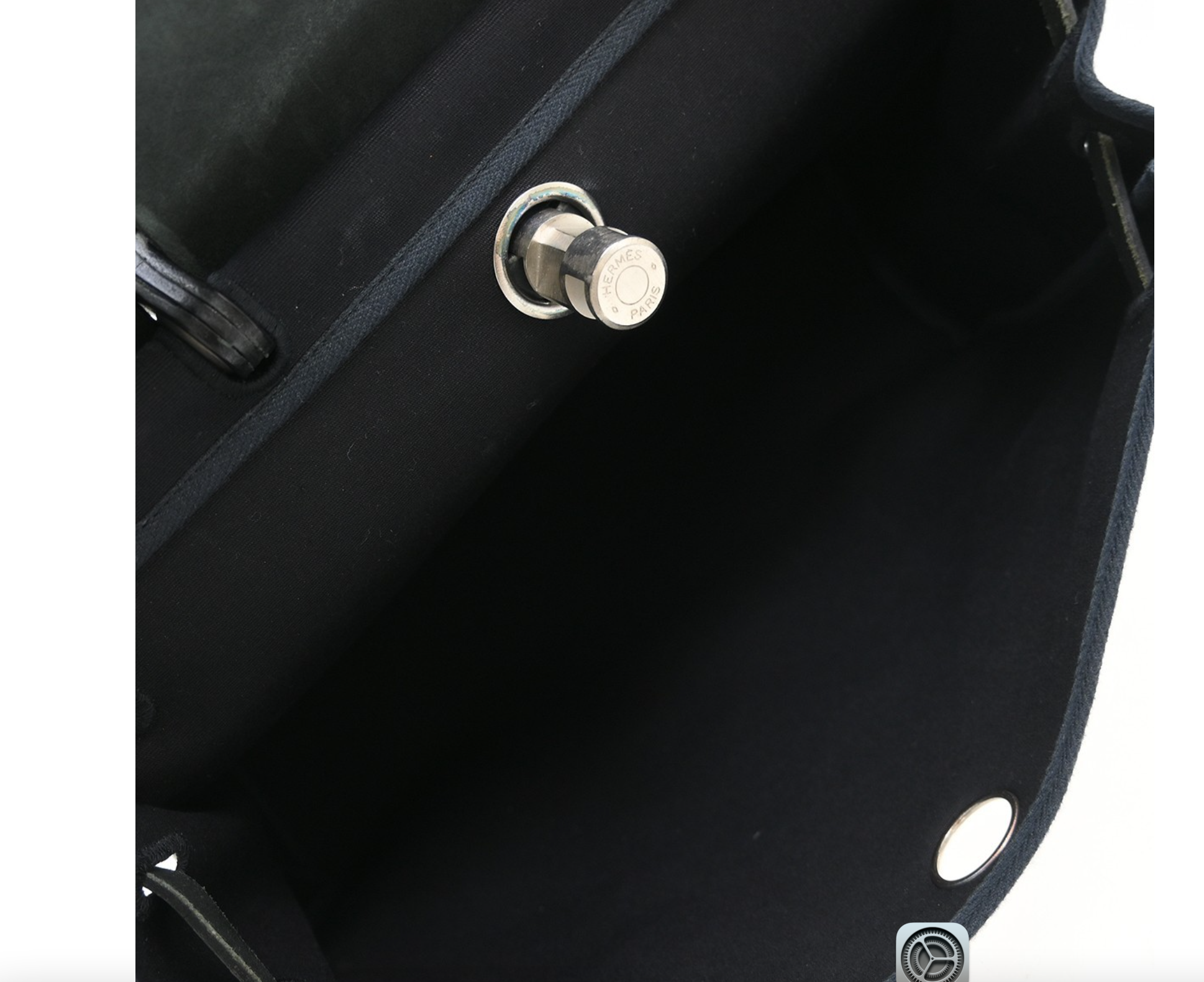 Hermès Herbag Cabas Black