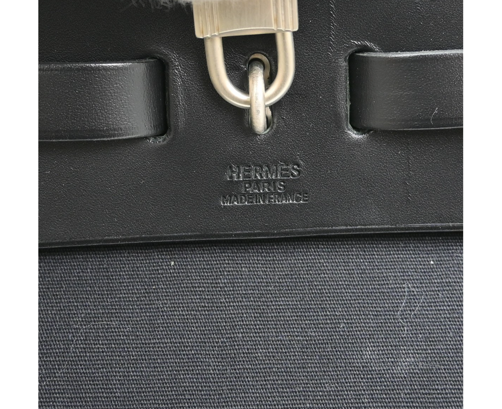 Hermès Herbag 39 Cabas Black