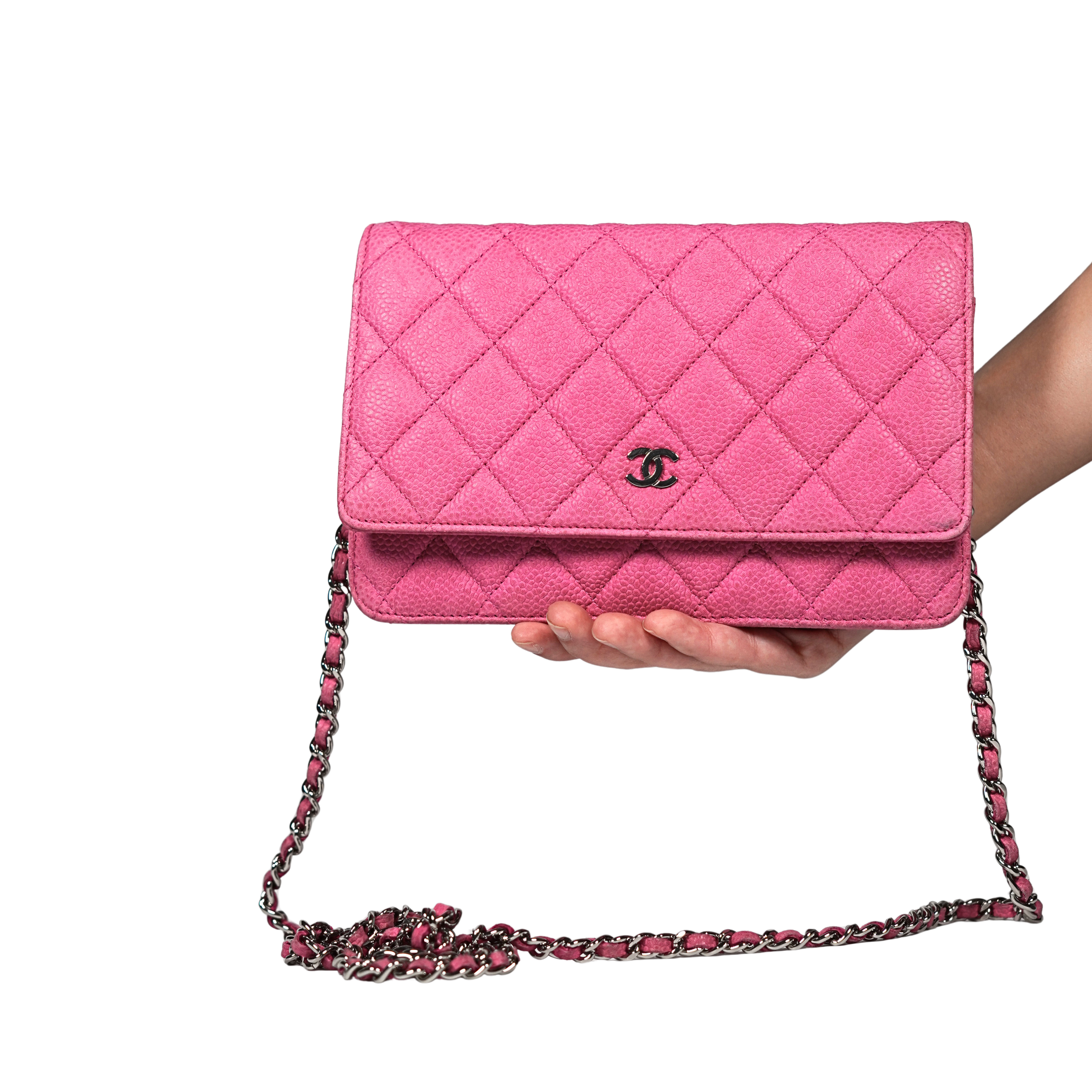 Chanel Wallet On Chain Caviar Pink
